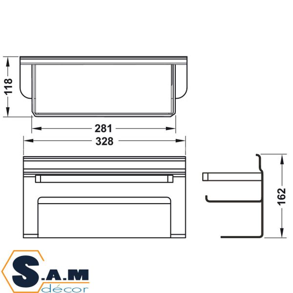 Giá đỡ đa năng Hafele 523.00.340