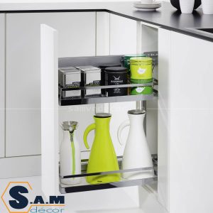 Rổ kéo 2 tầng Kessebohmer Comfort II Hafele 545.53.760 250mm
