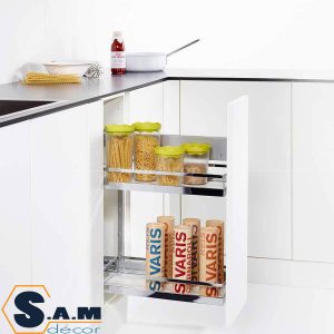 Rổ kéo 2 tầng Kessebohmer Comfort II Hafele 545.53.761 250mm