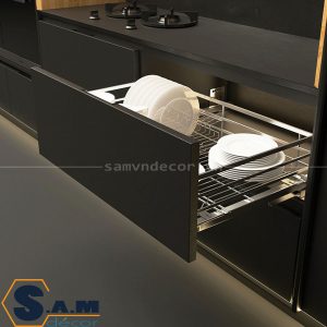 Rổ kéo chén đĩa Hafele Cucina Cappella 549.08.207