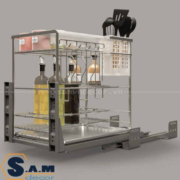 Rổ dao thớt, chai lọ đa năng Hafele Cucina 549.20.213 Rổ dao thớt, chai lọ đa năng Hafele Cucina 549.20.213