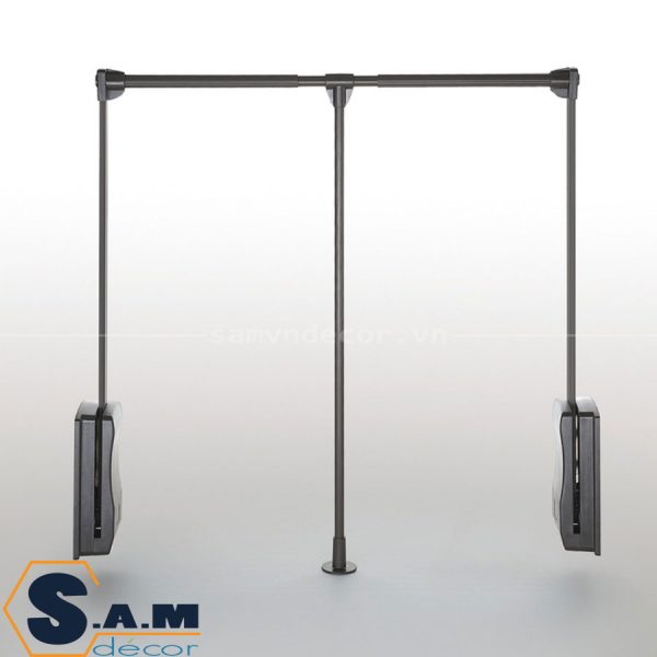 Tay nâng móc áo Hafele 805.11.153 tủ rộng 600-830mm Tay nâng móc áo Hafele 805.11.153 tủ rộng 600-830mm