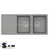 Chậu bếp Hafele HS20-GKD2S80 màu xám 570.33.530