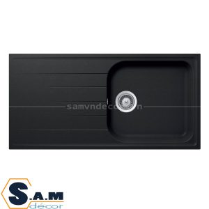 Chậu bếp đá GRANSTONE Hafele HS19-GED1R60 màu đen 570.36.350