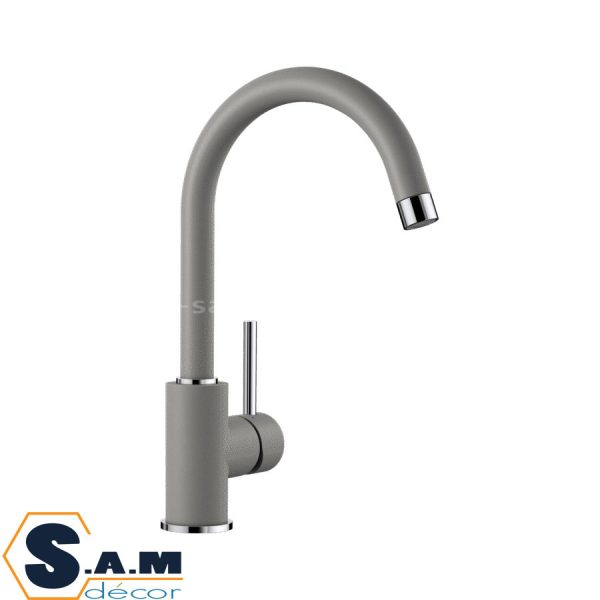 Vòi chậu bếp Hafele BLANCOMIDA Alu Metallic 569.07.900 Vòi chậu bếp Hafele BLANCOMIDA Alu Metallic 569.07.900