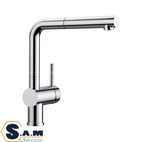 Vòi rửa chén Hafele BLANCOLINUS-S màu chrome 565.68.250 Vòi rửa chén Hafele BLANCOLINUS-S màu chrome 565.68.250