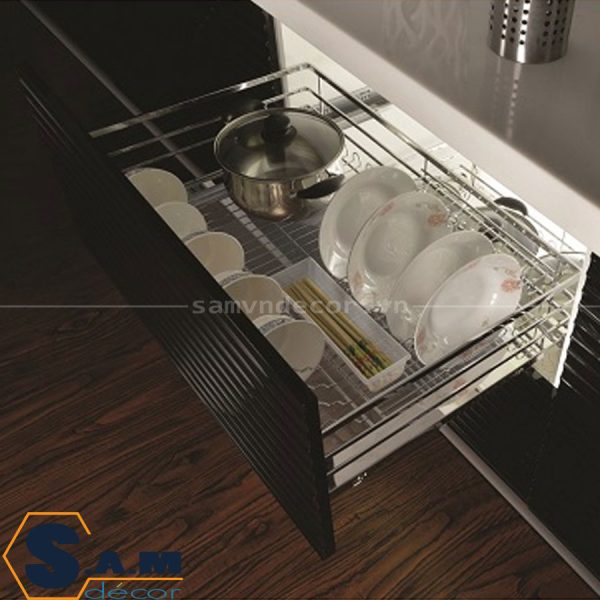 Giá xoong nồi chén đĩa đa năng Huge H-XM13G6 600mm