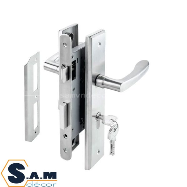 Bộ khóa tay gạt Hafele 499.62.503 kiểu Oval