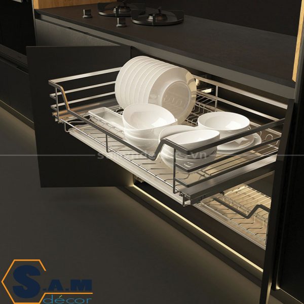 Giá chén đĩa Hafele Cucina 549.08.148 tủ rộng 900mm