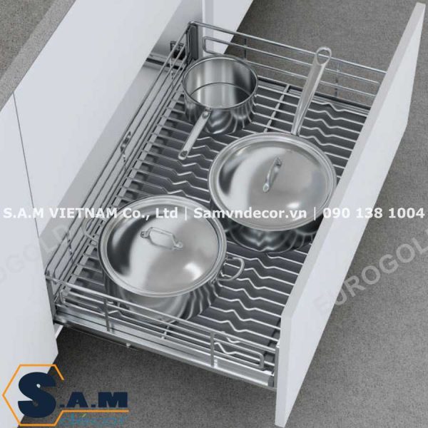 Giá xoong nồi Oval Eurogold EPV5070 tủ 700mm
